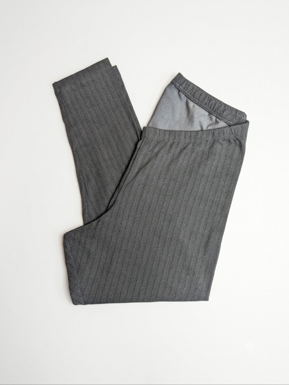 Old Navy Gray Herringbone Leggings | Size XXL